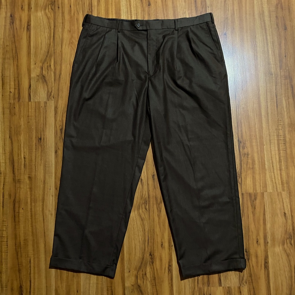 Perry Ellis America Men’s Dress Pants Double Pleated Size 44/30